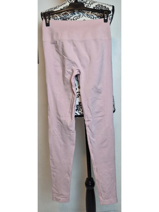 Alphalete Pants - Alphalete Amplify Seamless Scrunch Leggings Pink Mauve High Rise Small